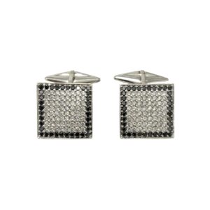Diamond 2.03 ct Cufflinks in 18K White Gold