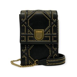 Dior Studded Vertical Diorama Mini Bag