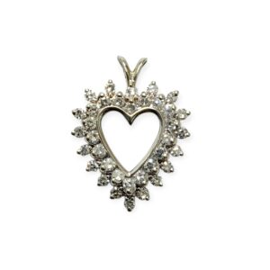 Diamond 1.00ct Pendant in 14K White Gold