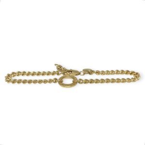 18.5cm Stolen Girlfriends Club Halo Bracelet in 9K Yellow Gold