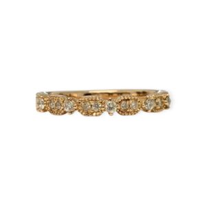 Diamond 0.10ct Ring in 18K Rose Gold
