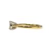 Diamond 0.20ct Ring in 14K Yellow and White Gold