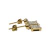 Diamond 0.10ct Earrings in 9K Yellow Gold