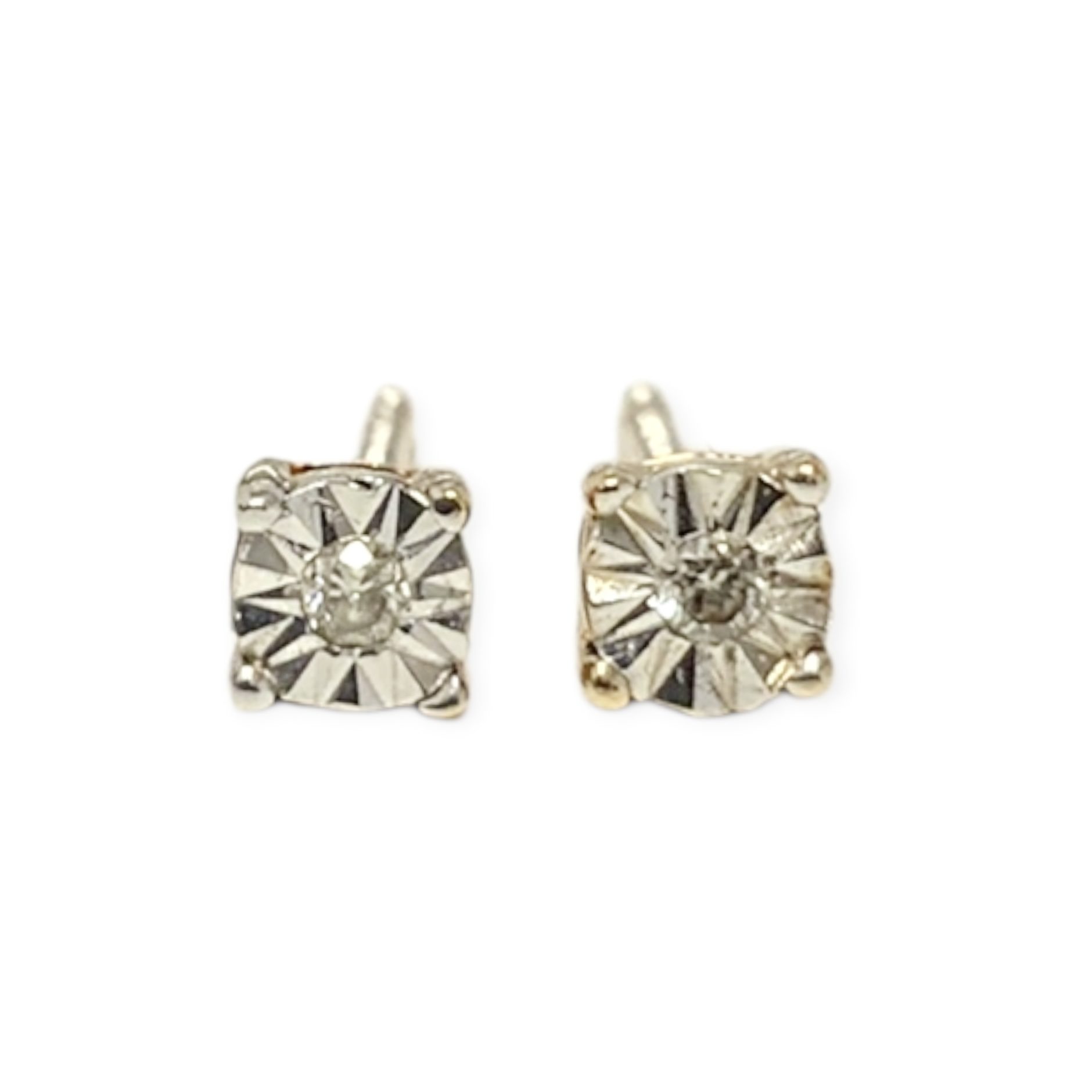 IMG_3874-Photoroom Diamond 0.02ct Earrings in Yellow and White Gold