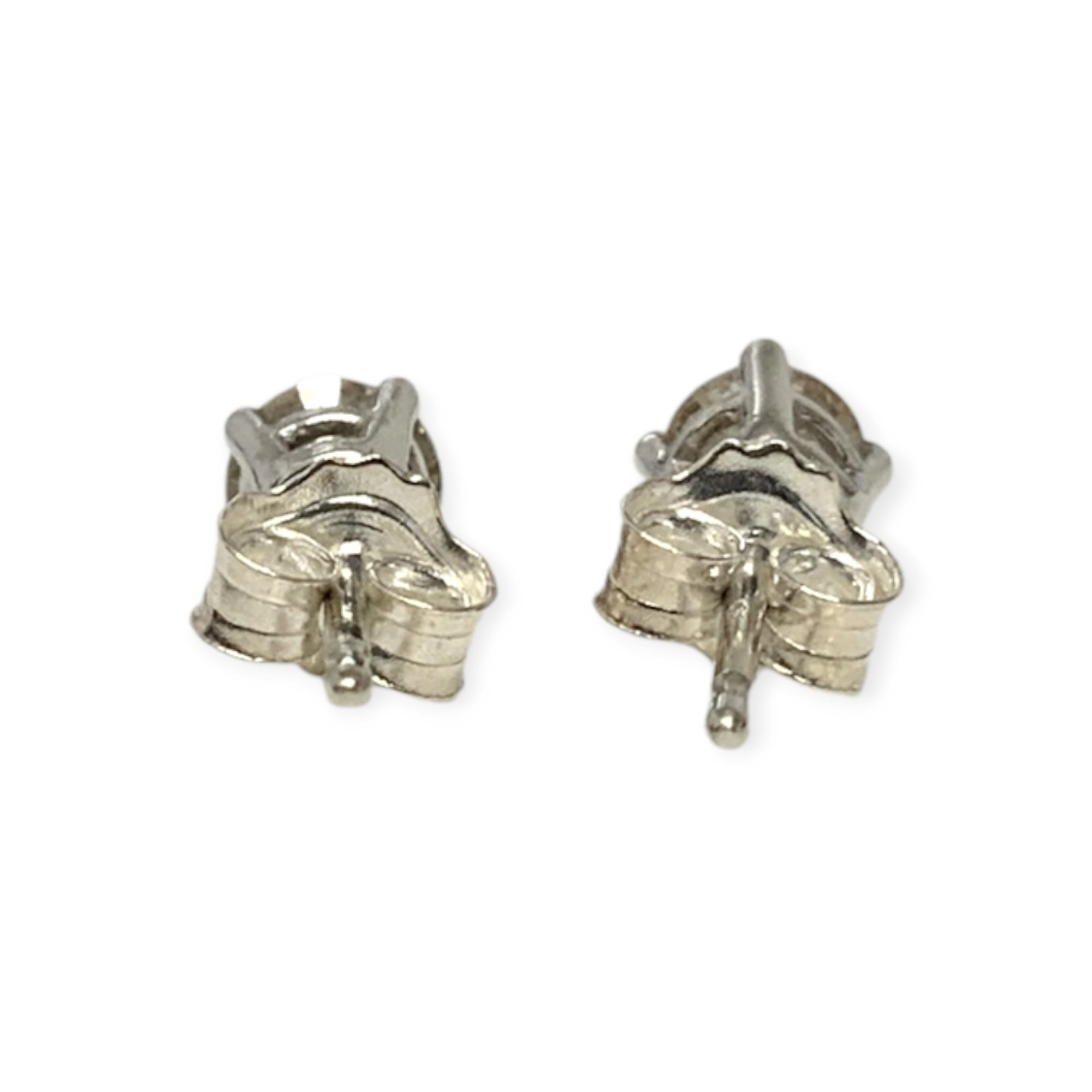 IMG_3877-Photoroom Diamond 0.40ct Earrings in 10K White Gold and Sterling Silver