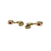 Quartz and Diamond 0.04ct Earrings in 9K Yellow Gold 3 Quartz and Diamond 0.04ct Earrings in 9K Yellow Gold