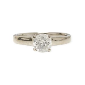 Diamond 1.08ct Ring in 18K White Gold