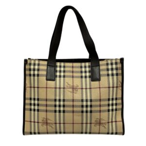 Burberry Haymarket Check PVC Tote Bag