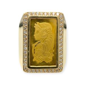 Diamond 0.88ct Ring in 9K Yellow Gold