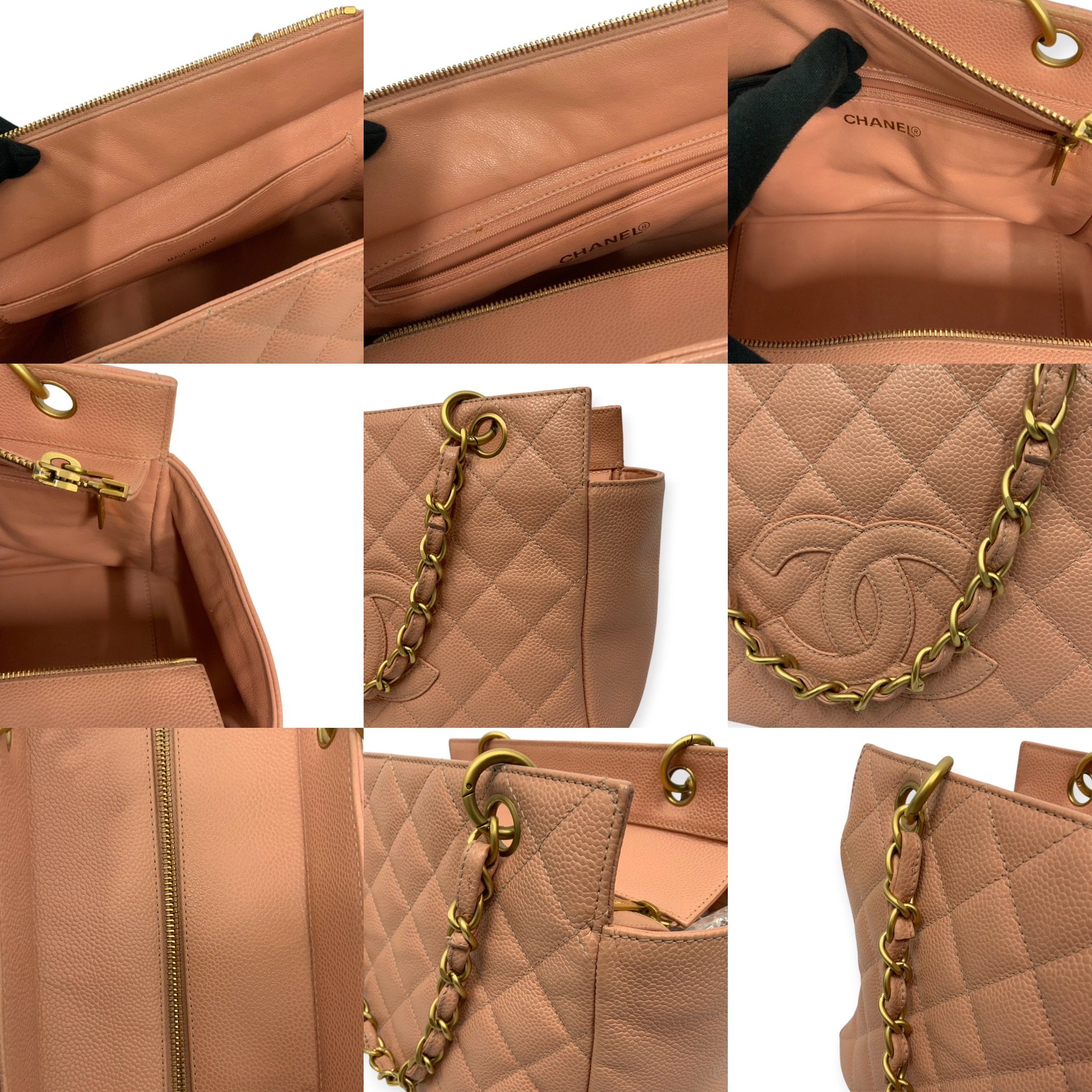 761E6A38-C14F-4388-BE40-111BB8A971CB Chanel Quilted Caviar Petite Timeless Tote Bag