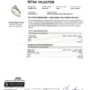 Diamond 1.12ct Ring In 14K White Gold