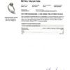 Diamond 0.58ct Ring In 18K White Gold
