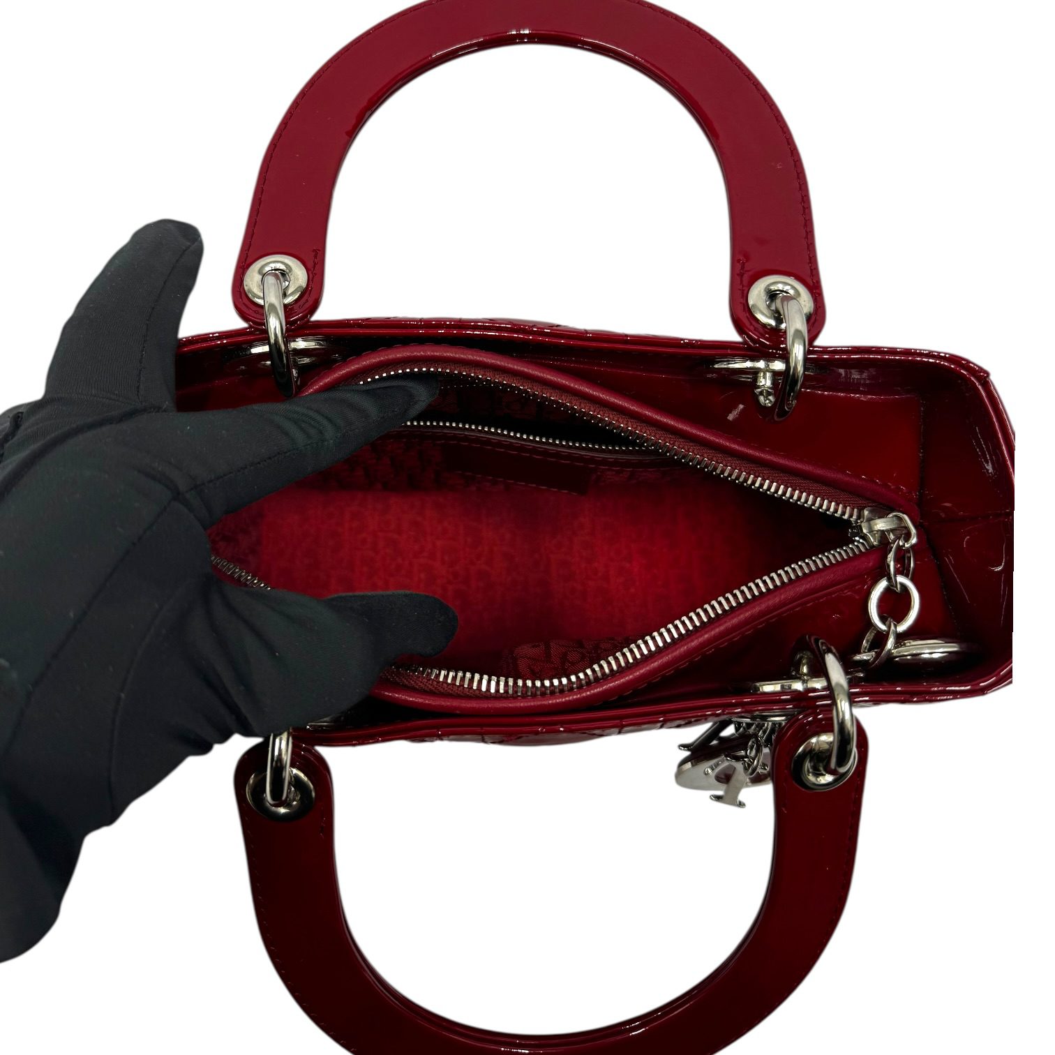 IMG_0242-Photoroom Dior Patent Lady Dior Medium Bag