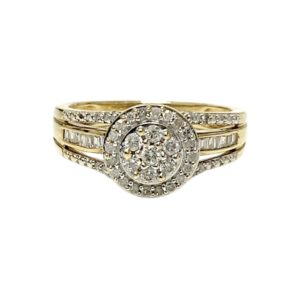 Diamond 0.50ct Ring In 9K Yellow Gold