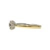 Diamond 0.18ct Ring In 18k White and Yellow Gold
