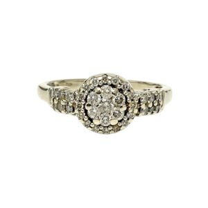 Diamond 0.35ct Ring In 14K White Gold