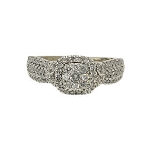 Diamond 0.50ct Ring In 10K White Gold