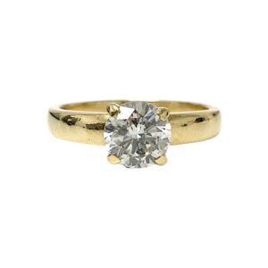 Diamond 1.05ct Ring In 18K Yellow Gold
