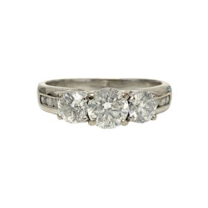 Diamond 1.51ct Ring In 18K White Gold