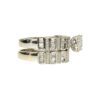 Diamond 1.00ct Duo Ring In 18K White Gold