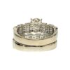 Diamond 1.00ct Duo Ring In 18K White Gold