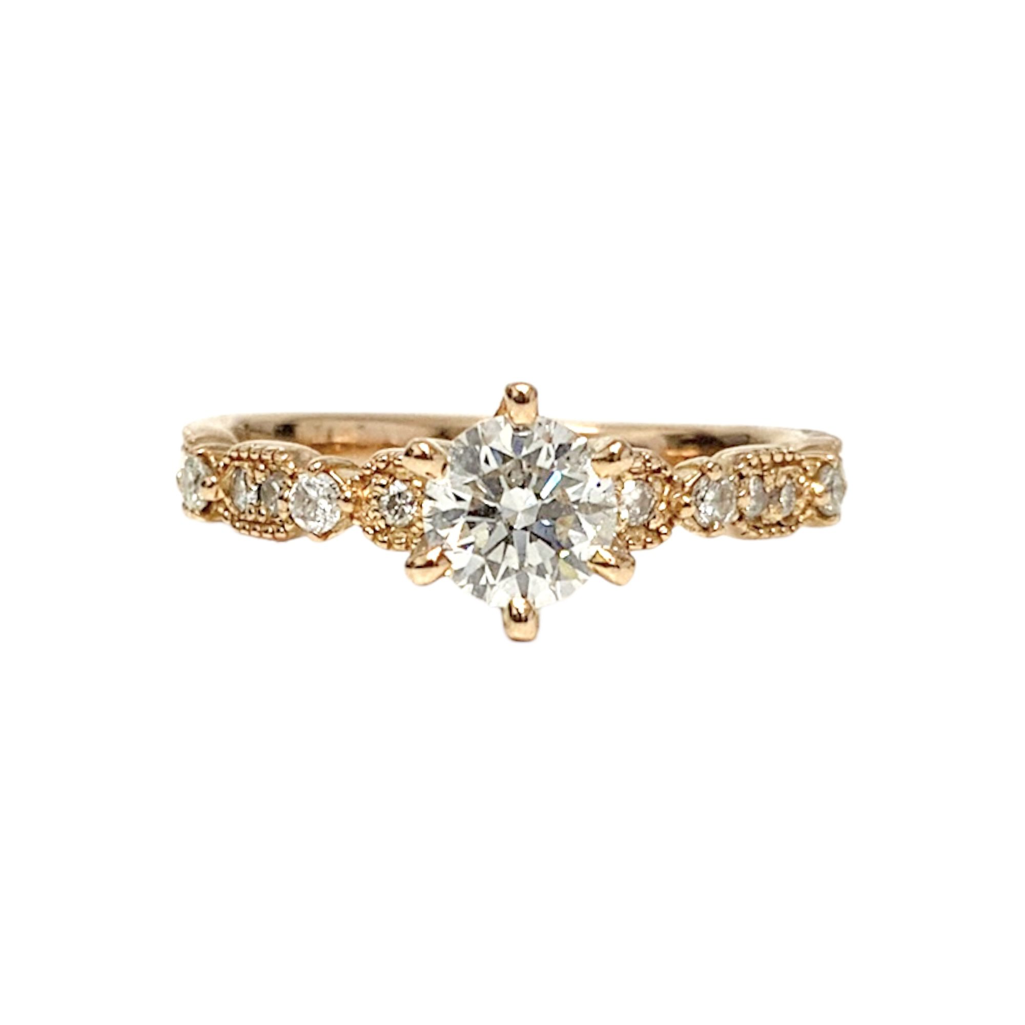 IMG_5059-Photoroom Diamond 0.69ct Ring In 18K Rose Gold