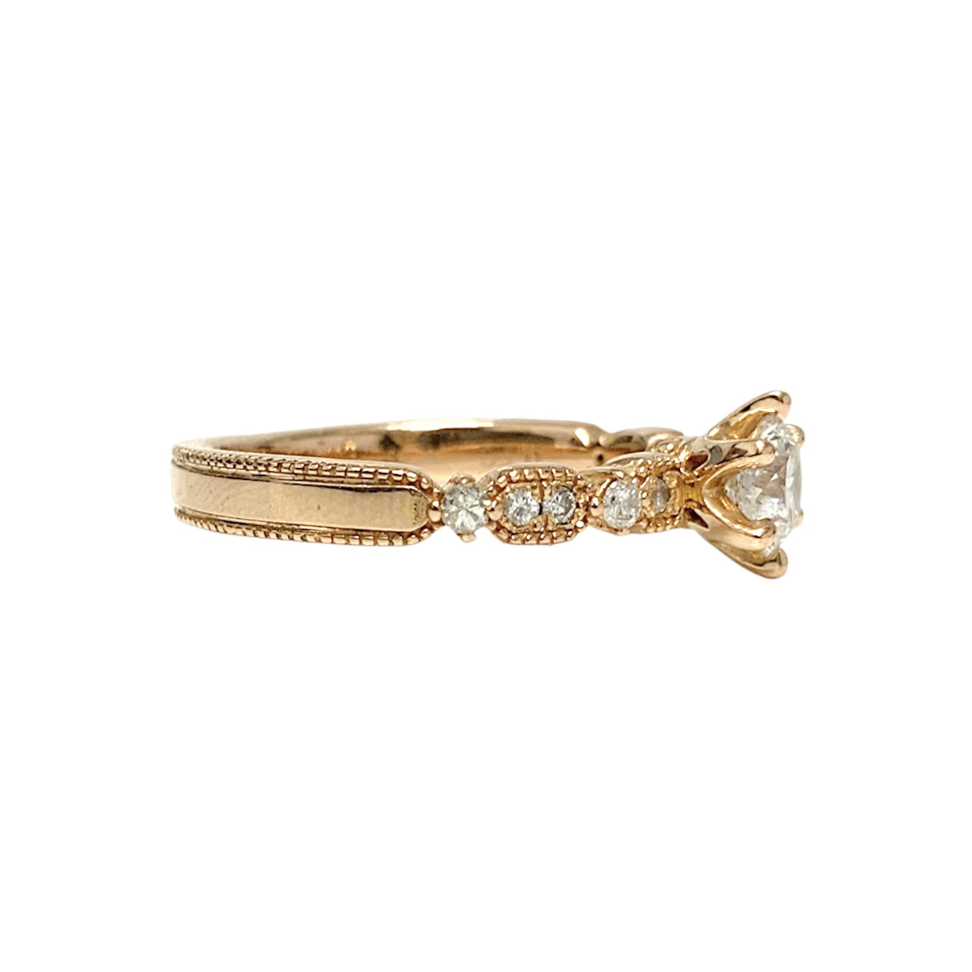 IMG_5060-Photoroom Diamond 0.69ct Ring In 18K Rose Gold