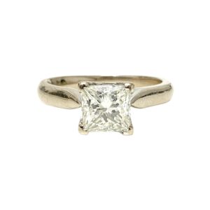 Diamond 1.07ct Ring In 18K White Gold