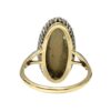 Opal and Diamond 0.30ct Ring In Platinum and 18K Yellow Gold