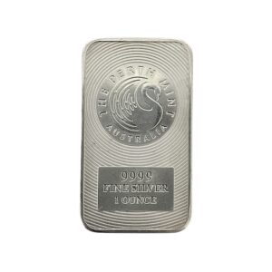 The Perth Mint Australia 1 oz Kangaroo Bar in Silver