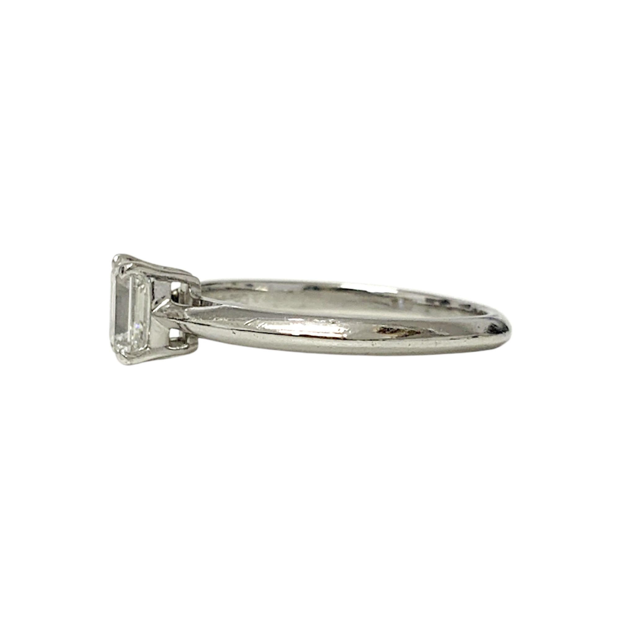 IMG_5231-Photoroom Tiffany and Co Diamond 0.54ct Ring in Platinum