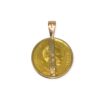 1882 Austrian Ducat Pendant In 9K and 23K Yellow Gold and Rose Gold 1 1882 Austrian Ducat Pendant In 9K and 23K Yellow Gold and Rose Gold