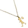 45cm Karen Walker Runaway Necklace in 9K Yellow Gold