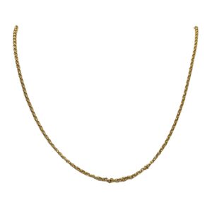 45cm Necklace in 9K Yellow Gold