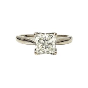 Diamond 1.08ct Ring in 18K White Gold