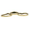 Diamond 0.10ct Trio Ring In 9K Yellow Gold