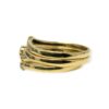 Diamond 0.10ct Trio Ring In 9K Yellow Gold