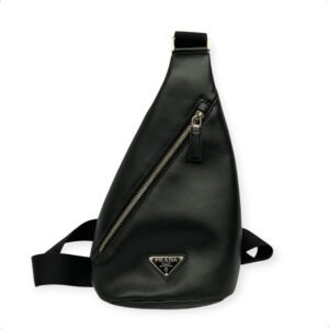 Prada Soft  Leather Triangle Sling Bag