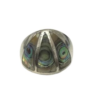 Abalone Shell Ring in Sterling Silver