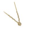 46cm Diamond 3.45ct Necklace in 18K and 14K Yellow Gold