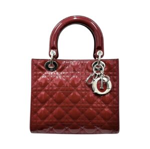Dior Patent Lady Dior Medium Bag