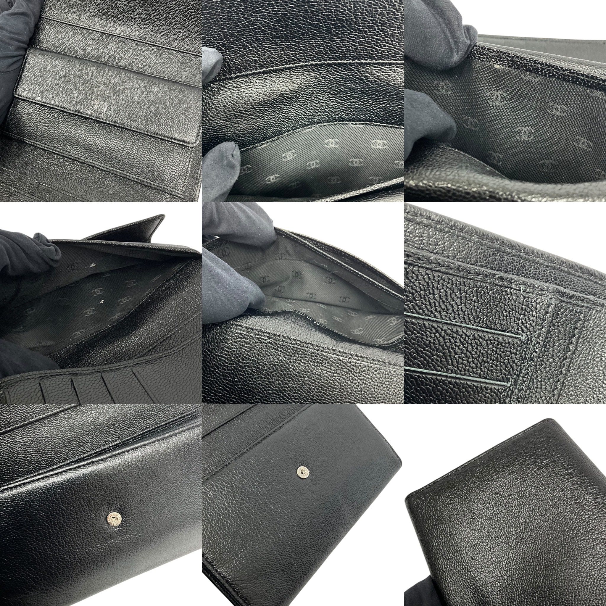 0CB24768-5B8A-4C1D-AD16-5D9304D7B5FA Chanel Coco Button Long Flap Wallet