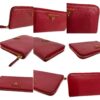 Prada Saffiano Zip Around Long Wallet