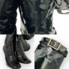 Saint Laurent Elle 105 Crystal-Buckle Knee high Boots (40)