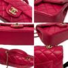 Chanel Quilted Lambskin Mini Top Handle Rectangular Flap Bag