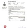 Diamond 1.65ct Pendant in 16K White Gold