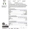 Jade and Diamond 1.32ct Earrings in 18K White Gold