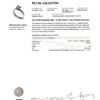 Diamond 0.90ct Ring in 18K White Gold