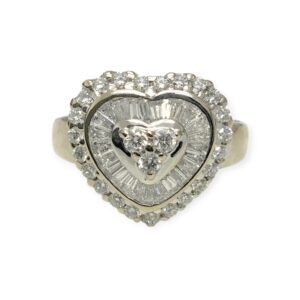 Diamond 1.23ct Ring in 18K White Gold