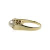 Pearl and Diamond 0.20ct Ring in 14K Yellow Gold